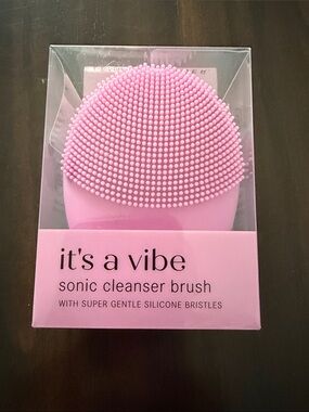 it's a vibe Pink Sonic Cleanser Brush